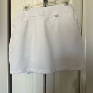 Greg Norman White Mini Skirt